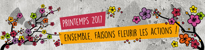 Printemps 2017 : Ensemble faisons fleurir les actions contre le nucléaire !